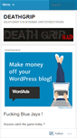 Mobile Screenshot of deathgrip.wordpress.com