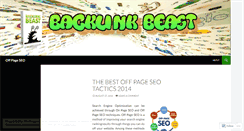 Desktop Screenshot of offpageseo2014.wordpress.com