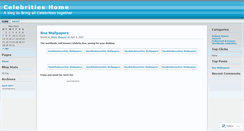 Desktop Screenshot of celebritiez.wordpress.com