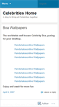 Mobile Screenshot of celebritiez.wordpress.com