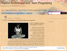 Tablet Screenshot of filipinapregnancy.wordpress.com