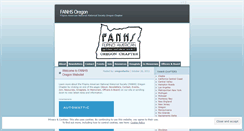 Desktop Screenshot of fanhsoregon.wordpress.com