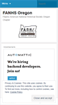 Mobile Screenshot of fanhsoregon.wordpress.com