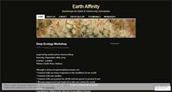 Desktop Screenshot of earthaffinity.wordpress.com