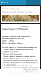 Mobile Screenshot of earthaffinity.wordpress.com