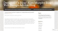 Desktop Screenshot of designz23.wordpress.com