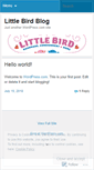 Mobile Screenshot of littlebirdstore.wordpress.com