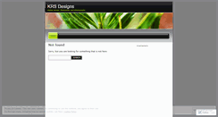 Desktop Screenshot of krsdesign.wordpress.com