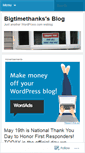 Mobile Screenshot of bigtimethanks.wordpress.com