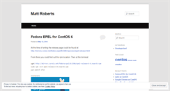 Desktop Screenshot of mattroberts297.wordpress.com