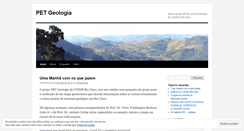 Desktop Screenshot of petgeologia.wordpress.com