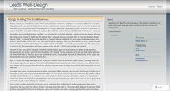Desktop Screenshot of leedswebdesign.wordpress.com