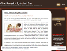 Tablet Screenshot of obatpenyakitejakulasidinitj.wordpress.com