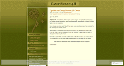 Desktop Screenshot of campsusan4h.wordpress.com