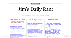 Desktop Screenshot of jimsdailyrant.wordpress.com