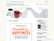 Tablet Screenshot of fairlytypical.wordpress.com