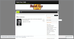 Desktop Screenshot of hardasscafe.wordpress.com