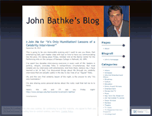 Tablet Screenshot of johnbathke.wordpress.com