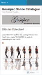 Mobile Screenshot of gossiperloves.wordpress.com
