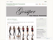 Tablet Screenshot of gossiperloves.wordpress.com