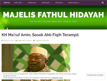 Tablet Screenshot of majelisfathulhidayah.wordpress.com