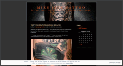 Desktop Screenshot of mikejacktattoo.wordpress.com