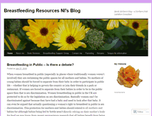 Tablet Screenshot of breastfeedingresourcesni.wordpress.com