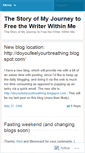 Mobile Screenshot of freeingmyself.wordpress.com