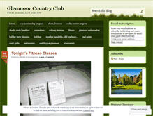 Tablet Screenshot of glenmoorcc.wordpress.com