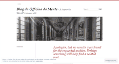 Desktop Screenshot of officinadamente.wordpress.com