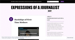 Desktop Screenshot of expressionsofajournalist.wordpress.com