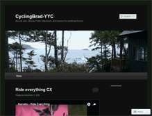 Tablet Screenshot of cyclingbrad.wordpress.com