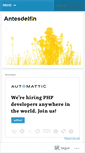 Mobile Screenshot of antesdelfin.wordpress.com