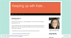 Desktop Screenshot of keepingupwithkate.wordpress.com