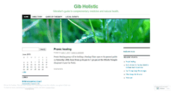 Desktop Screenshot of gibholistic.wordpress.com