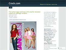 Tablet Screenshot of crockmedia.wordpress.com