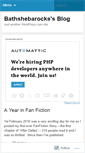 Mobile Screenshot of bathshebarocks.wordpress.com