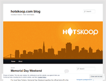 Tablet Screenshot of hotskoop.wordpress.com