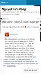 Mobile Screenshot of nguyetha.wordpress.com
