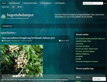 Tablet Screenshot of bogortabulampot.wordpress.com