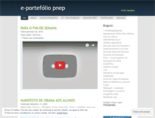 Tablet Screenshot of eportefoliopnep.wordpress.com