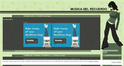 Desktop Screenshot of musicadeayer.wordpress.com