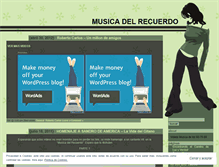 Tablet Screenshot of musicadeayer.wordpress.com