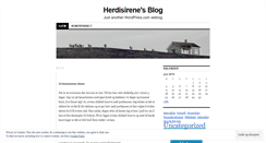 Desktop Screenshot of herdisirene.wordpress.com