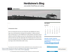 Tablet Screenshot of herdisirene.wordpress.com