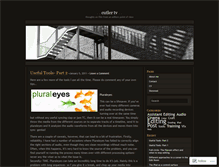 Tablet Screenshot of cutlertv.wordpress.com