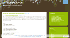 Desktop Screenshot of isthelibraryopen.wordpress.com