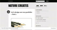 Desktop Screenshot of naturecreates.wordpress.com