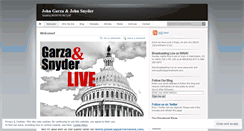Desktop Screenshot of garzasnyderlive.wordpress.com