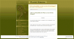 Desktop Screenshot of planetstrong.wordpress.com